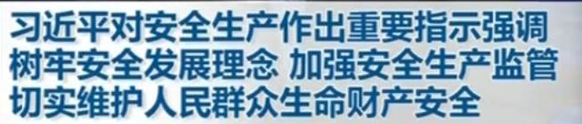 习近平对安全生产作出重要指示
